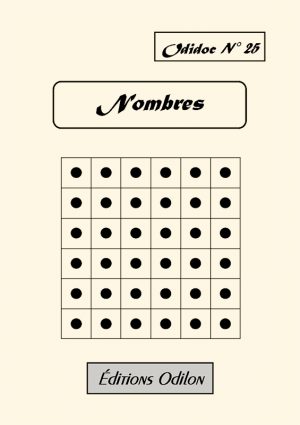 Odidoc n° 25 – Nombres