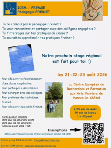 Stage Grand Est 2026